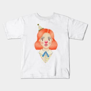 Clown Girl Kids T-Shirt